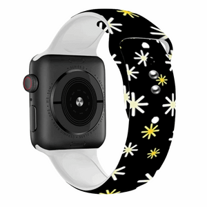 Modbands Black 42 44 45 46 49mm Christmas Silicone Apple Watch Band Apple Watch band