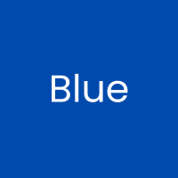 Solid blue color swatch with the word 'Blue' in white text.
