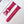 Modbands Polka Dot Silicone - Red Apple Watch band