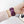 Modbands Polka Dot Silicone - Plum Apple Watch band