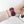 Modbands Polka Dot Silicone - Plum Apple Watch band