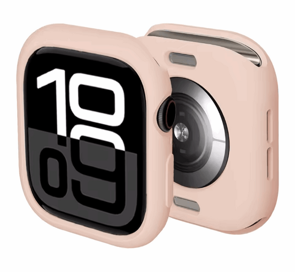 Silicone Bumper Case in Pink Sand