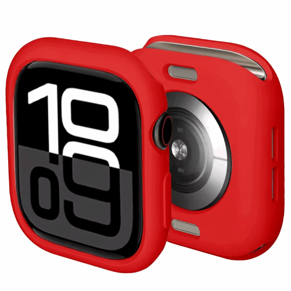 Silicone Bumper Case in Red