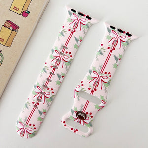 Modbands Christmas Silicone Prints Apple Watch band