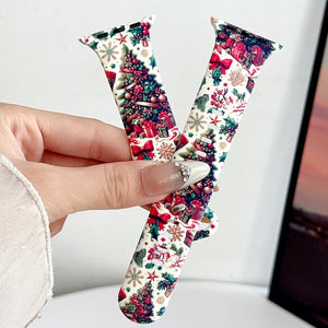 Modbands Christmas Silicone Prints Apple Watch band
