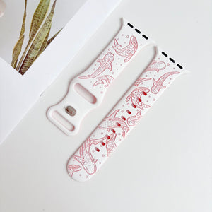 Modbands Pink Ocean DuoTone Ocean Silicone Apple Watch band