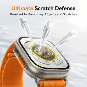 Modbands Titanium Bezel Ceramic Glass Screen Protector for Apple Watch Ultra Apple Case