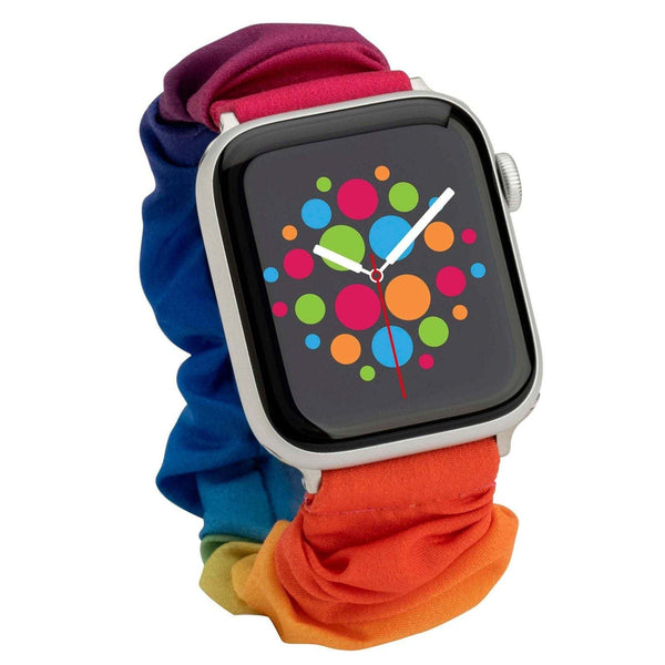 Modbands Rainbow Scrunchie Apple Watch band