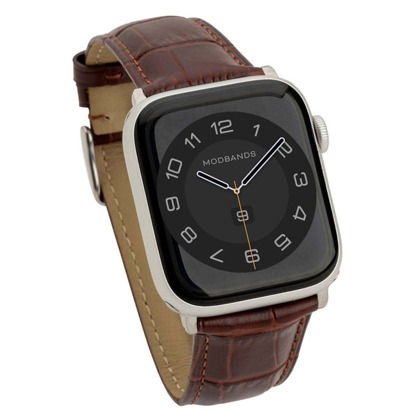 Modbands Brown Portofino (Traditional Buckle) Apple Watch band