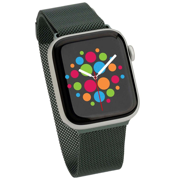 Modbands Green Milanese Loop Apple Watch band