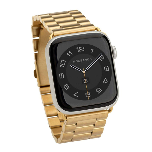 Modbands Gold Marseille Apple Watch band