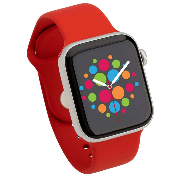 Modbands Red Classic Silicone Apple Watch band