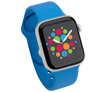 Modbands Black Classic Silicone Apple Watch band