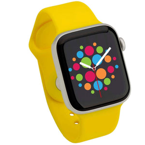 Modbands Black Classic Silicone Apple Watch band