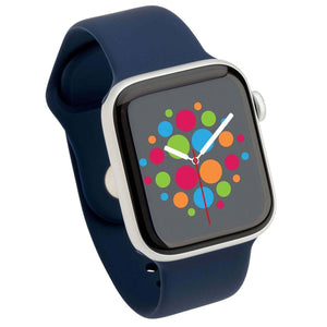 Modbands Black Classic Silicone Apple Watch band