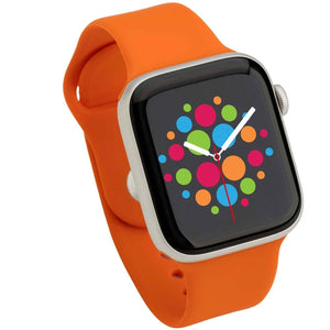 Modbands Black Classic Silicone Apple Watch band