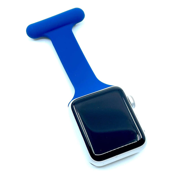 inurseya Nurses Pin Fob for Apple Watch Blue Accessory Active Comfort Everyday Female Fob Looks Male Office Silicone