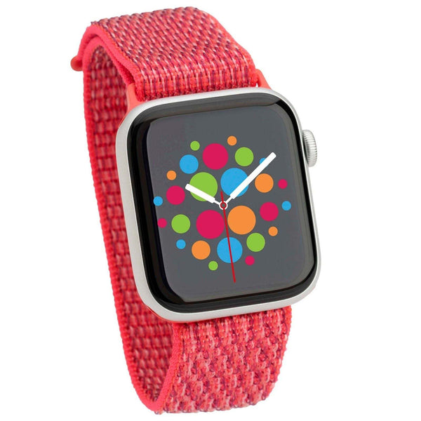 Mod Bands Sport Loop Apple Watch Band Hibiscus Active Casual Comfort Everyday Fabric Female Male Nylon Sport Velcro